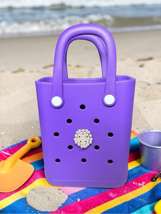 Handbags - 💜Purple Mini EVA Tote Bag for Beach 🏝️ or Pool!  NWOT